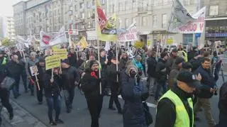 Protest przeciwko budowie linii 400kV