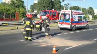 Wypadek na Wale Miedzeszyńskim