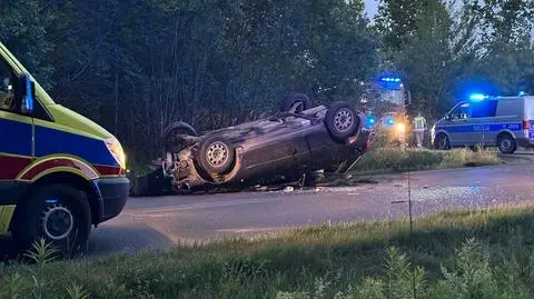 Wypadek pod Mińskiem Mazowieckim. Lądował helikopter Lotniczego Pogotowia Ratunkowego