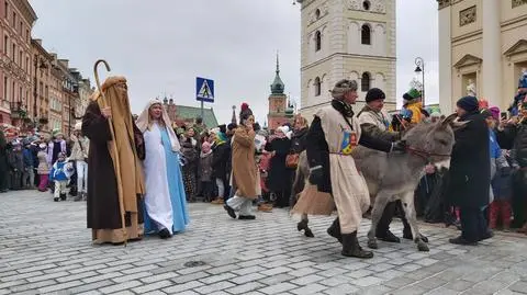 Orszak Trzech Króli na placu Zamkowym