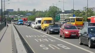 Utrudnienia na moście Łazienkowskim