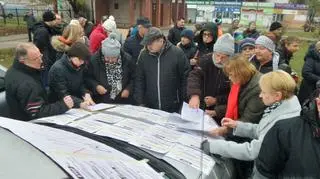 Protest mieszkańców na Marymoncie