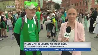 Pielgrzymi wyruszyli na Jasną Górę