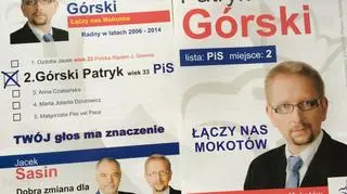 Ulotka Patryka Górskiego, kandydata PiS na radnego Mokotowa