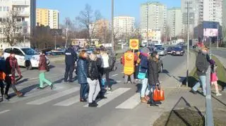 Protest na Umińskiego 