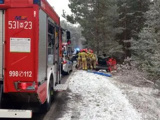 Wypadek w miejscowości Głusk