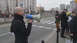 Protest na Umińskiego