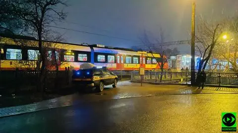 Nie żyje mężczyzna potrącony przez pociąg