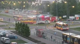 Pożar autobusu