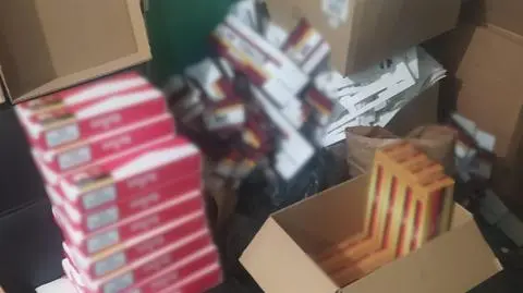 600 tysięcy papierosów bez akcyzy. Uderzyli w nielegalną produkcję, zatrzymali pięć osób
