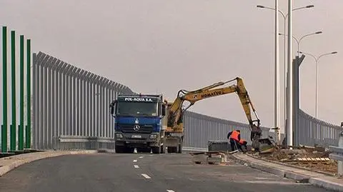 Już symulują ruch przez most Północny