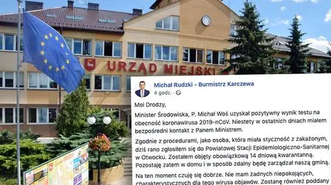 Burmistrzowie Karczewa i Józefowa na kwarantannie. Wraz z innymi samorządowcami spotkali się z zakażonym ministrem 