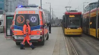 Potrącenie na rondzie Daszyńskiego