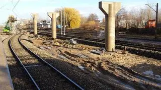 Remont na stacji Warszawa Okęcie