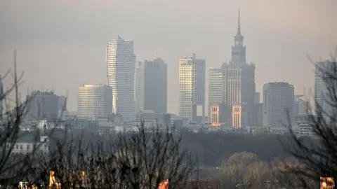 Warszawa w smogu