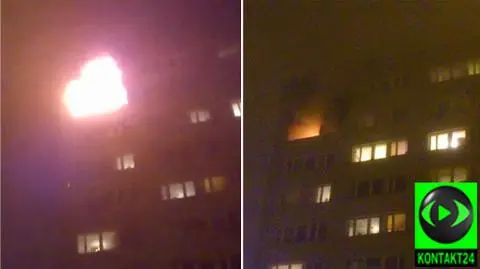 Tragiczny pożar na Bielanach. Jedna osoba zginęła, sześć rannych