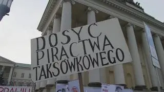 Protest taksówkarzy