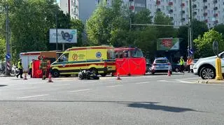 Zderzenie na skrzyżowaniu Woronicza z Niepodległości 