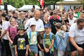 Piknik w ogrodach KPRM z okazji Dnia Dziecka