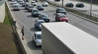 Zderzenie na S8 w kierunku Marek