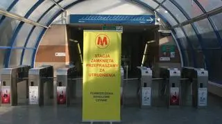 Informacja o utrudnieniach w metrze