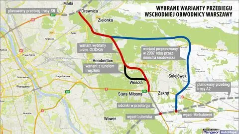 Wschodnia obwodnica ma być gotowa w 2020 r. O ile minister jej nie "poprawi"