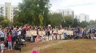 Protest mieszkańców Ursynowa