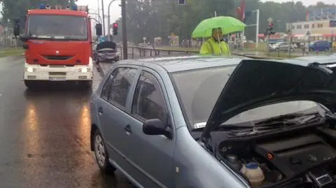 Wymusiła pierwszeństwo,  trafiła do szpitala