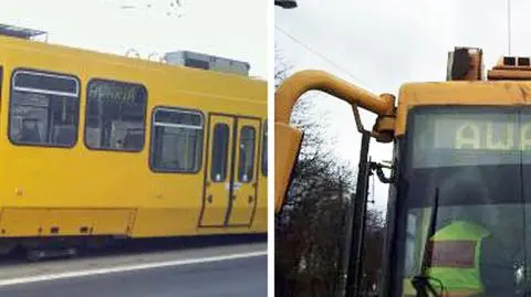 Tramwaje utknęły w korku