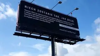 Jeden z billboardów