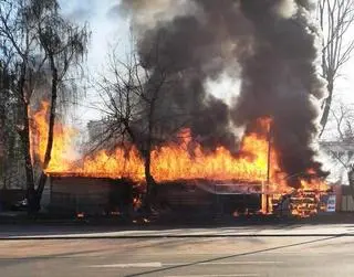 Pożar na Korkowej