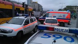 Zderzenie na rondzie de Gaulle&#039;a