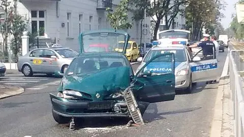 Kolizja i utrudnienia na Filtrowej