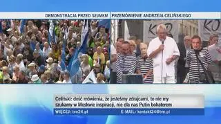 Fragment przemówienia Andrzeja Celińskiego