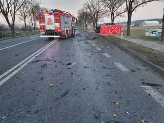 Śmiertelny wypadek na DK92 pod Sochaczewem