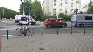 Rowerzysta trafił do szpitala 