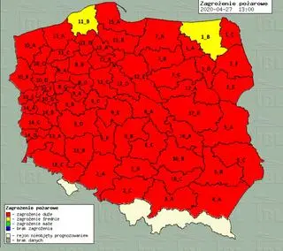 Mapa zagrożenia pożarowego