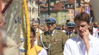 Procesja na Krakowskim Przedmieściu