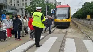 Utrudnienia w kursowaniu tramwajów na Muranowie