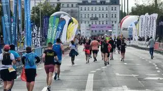 O godzinie 11 cała trasa maratonu była zamknięta 