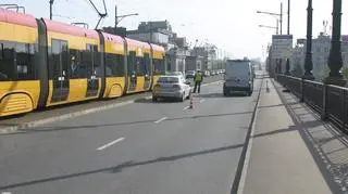 Wypadek na moście Poniatowskiego