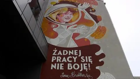 Odsłonięto Mural Ireny Kwiatkowskiej