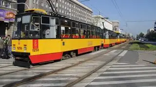 Zablokowany ruch tramwajowy