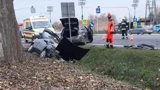 Wypadek w Woli Mrokowskiej