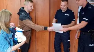 Podziękowali policjantom 