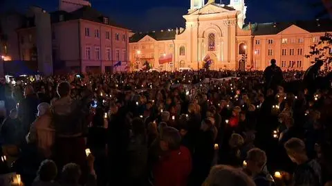 Manifestacja przed Sądem Najwyższym 