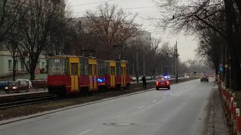 Zepsuty tramwaj zablokował torowisko