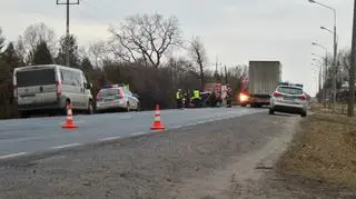 Wypadek pod Warszawą