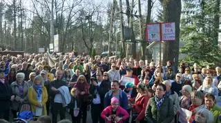 Protest w Wesołej 