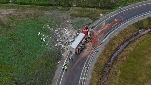 Śmiertelny wypadek na autostradzie A2